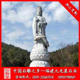石雕滴水觀音 露天觀音像 寺廟石雕佛像
