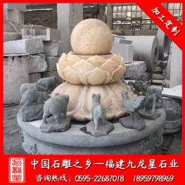 石雕風水球作用 室內外風水球 大理石球