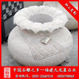 景觀石雕花缽 歐式花缽 房地產花缽擺放