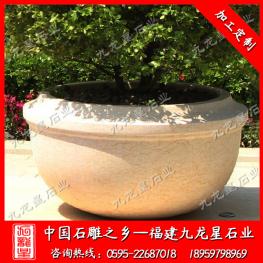 石材花缽批發廠家 景觀石材花缽圖片