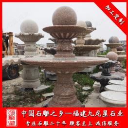 石雕風水球定做廠家 雙層風水球石雕價格