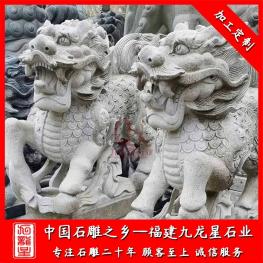 門口石雕麒麟批發 惠安石雕麒麟廠家